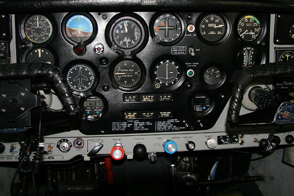 Gear, throttle, prop -210