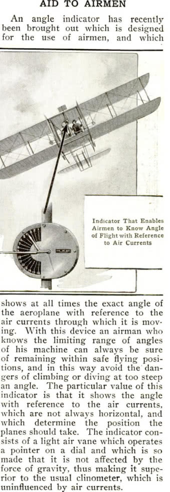 AOA Indicator Popular Mechanics Feb 1914