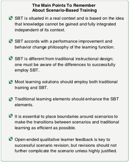 Scenario Based Training