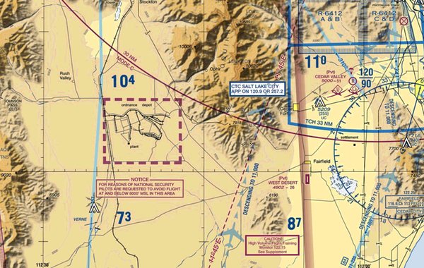 National Security Area Sectional Chart