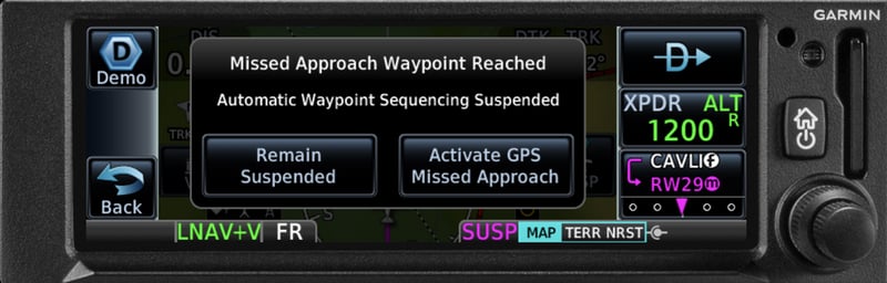 Missed Waypoint