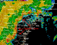 Widespread East Coast Squall line