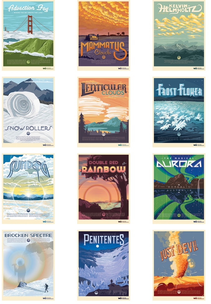 Weather Underground Posters